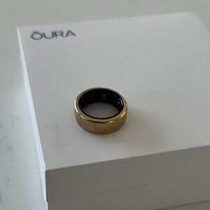 Oura Gen 3 Horizon Ring, Gold, Size US 8